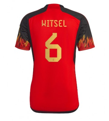 Belgien Axel Witsel #6 Replika Hjemmebanetrøje VM 2022 Kortærmet